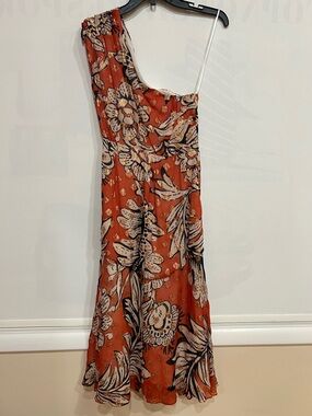 Floral One-Shoulder Women’s Dress